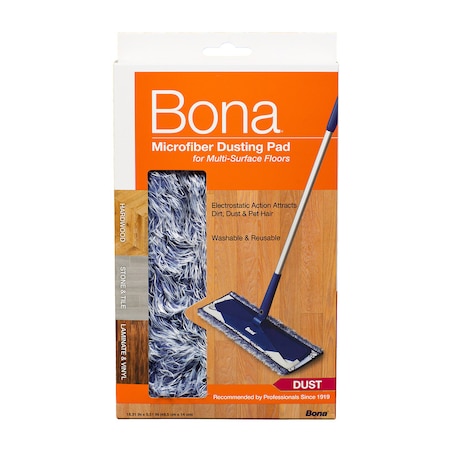 Bona Bona Microplus 17 in. Flat Microfiber Dusting Pad 1 pk WM710013272